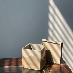 Square Cement Container